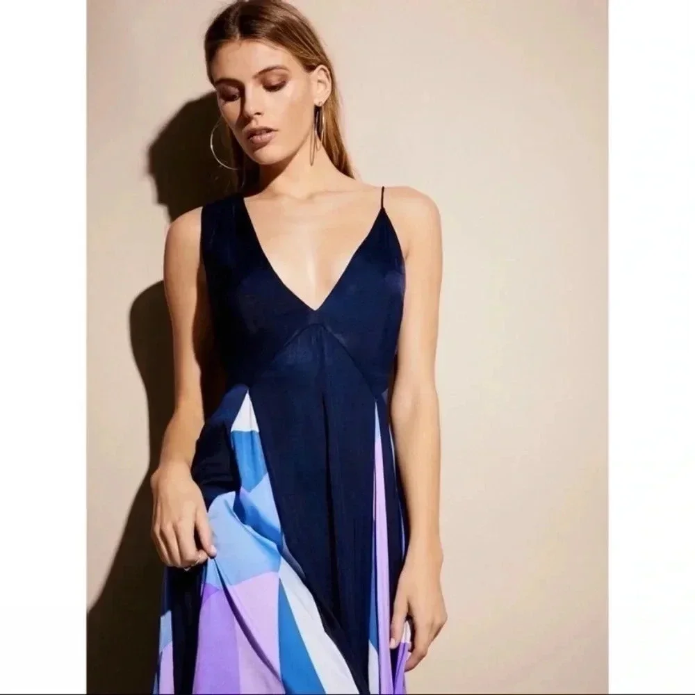 NWT Free People Spectrum Cocktail Maxi Dress XS